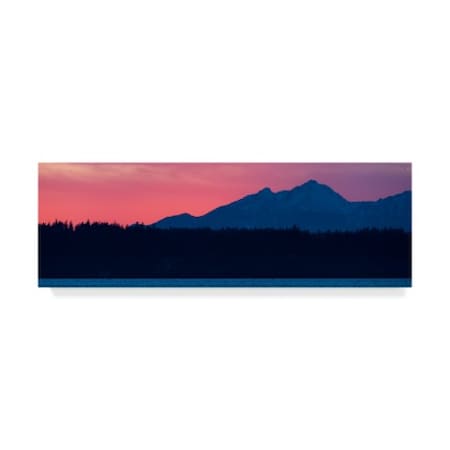 Brenda Petrella Photography Llc 'Mountain Glow Right' Canvas Art,6x19